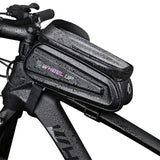 7 Inch Bike Bags Bicycle Bag Bicycle Handlebar Bags Waterproof Bag Bike Frame Bag Bicycle Cushion Bike Phone Holder Bag Saddle