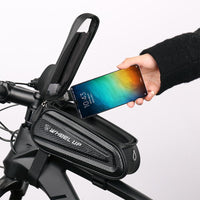 7 Inch Bike Bags Bicycle Bag Bicycle Handlebar Bags Waterproof Bag Bike Frame Bag Bicycle Cushion Bike Phone Holder Bag Saddle