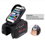 Bicycle Bags Front Frame Bags MTB Road Bike Bag Cycling Accessories Waterproof Screen Touch Top Tube Phone Bag