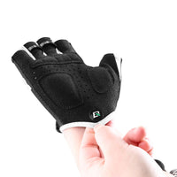 ROCKBROS Children Cycling Bicycle Gloves Summer Balance Bike Roller Skating Gloves Breathable SBR Shockproof Half Finger Gloves