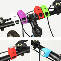 Bike Bell 120db Electronic Bicycle Horn Bell MTB Waterproof Portable Silicone Bells Mountain Bike Equipment Bike Accessories