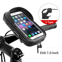 Cycling Motorcycle Bicycle Bag MTB Mountain Road Bike Front Handlebar Bag Phone Bag Case Holder Bracket Waterproof Rainproof Touch Screen