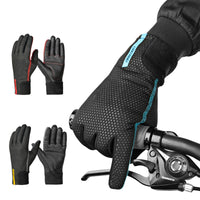 Cycling Full Finger Gloves Winter Thermal Outdoor Sports Bicycle Gloves Anti-slip Touch Screen MTB Road Bike Gloves Waterproof