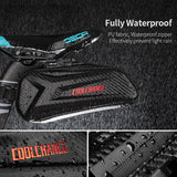 3D Hard Shell Bicycle Bike Saddle Bag Cycling Seatpost Bag RearTail Bag Waterproof Reflective