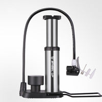 Portable Bike Air Pump Bicycle Inflator Foot Pump With Pressure Gauge 120 PSI Presita & Schracder Value