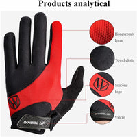 Full Finger Cycling Bicycle Gloves Lycra Men Women's MTB Road Bike Gloves Breathable Touch Screen Soft