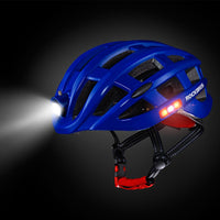 ROCKBROS Cycling Helmet w/ Headlight Bicycle Mountain Road Bike MTB Helmets Men Women 57-62cm Integrally-molded Ultralight