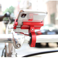 Aluminum Alloy Bicycle Mobile Phone Holder Stand MTB Road Bike Motorcycle E-Bike GPS Cellphone Computer Handlebar Mount  Bracket