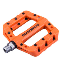 ROCKBROS Ultralight Nylon Bicycle Flat Pedals BMX MTB Road Bike Platform Pedals Seal Bearings