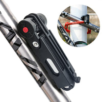 Cycling Bicycle Lock Alloy Steel Folding Lock MTB Road Bike Lock Anti-theft Lock Password Lock Safe Cycling Accessories