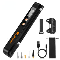 Electric Bicycle Pump 1500mAh 130 PSI Tire Tyre Inflator With Pressure Gauge Rechargeable Bike Motorcycle Ball Pump