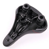 GEL Cycling Bicycle Saddle Mountain Road Bike Seat with Tail Light Warning Light Breathable Shock Absorbing System