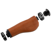 Cycling Bicycle Grips MTB Handlebar Grips Mountain Bike Cowhide Grips Anti-skid Shock-absorbing