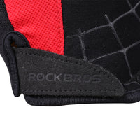 ROCKBROS Half Finger Cycling Gloves MTB Road Bike Bicycle Sports Gloves Shockproof Wear Resistant Breathable  Men Women