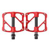 3 Bearing CNC Aluminum Alloy Bicycle Pedals BMX MTB Mountain Bike Road Bike Pedals 9/16 Inch Universal Flat Platform