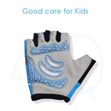 Half Finger Children Cycling Gloves Outdoor Sports  Bicycle Bike Gloves Kids Boys Girls