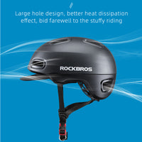 ROCKBROS Cycling Helmet Bicycle City Bike E-Bike Motorcycle Helmet Sport Skating Helmet Integrally-molded