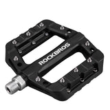 ROCKBROS Ultralight Nylon Bicycle Flat Pedals BMX MTB Road Bike Platform Pedals Seal Bearings