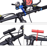 Bike Handlebar Extender Extension Carbon Fiber Bracket Aluminum Alloy Clamp For Bicycle Speedometer Headlight Light Lamp Holder