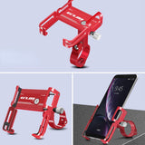 Aluminum Alloy Motorcycle Bicycle Bike Phone GPS Holder Cell Mobil Phone Computer Bracket Stand Mount Support Universal