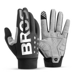 ROCKBROS Full Finger Cycling Gloves Bicycle Bike Outdoor Sport Gloves Shockproof Wear Resistant SBR Windproof Breathable Warm Men Women