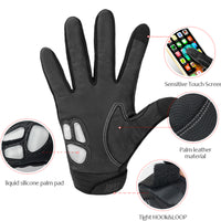 Cycling Gloves Winter Thermal Thicken Windproof Bicycle Gloves Outdoor Sport MTB Road Bike Motorcycle Glove Full Finger GEL For Men Women