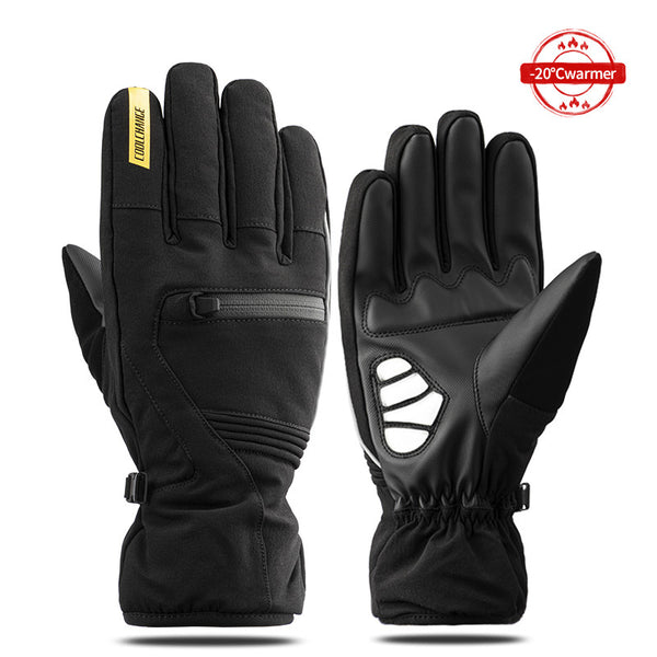 Cycling Gloves Outdoor Sports Gloves Waterproof Winter Warm Thermal Thicken Long Finger MTB Bike Bicycle Gloves Men Women