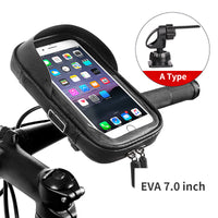 Cycling Motorcycle Bicycle Bag MTB Mountain Road Bike Front Handlebar Bag Phone Bag Case Holder Bracket Waterproof Rainproof Touch Screen