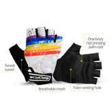 Cycling Gloves Half Finger Mens Women's Summer Bicycle Sport Gloves Breathable Nylon MTB Bike Gloves