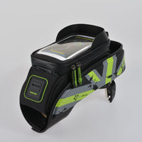 ROCKBROS Cycling Bicycle Frame Bag MTB Road Bike Front Top Tube Bag Phone Bag Holder Rainproof Touch Screen Bike Accessories