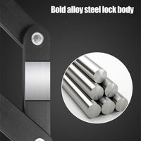 Cycling Bicycle Lock Alloy Steel Folding Lock MTB Road Bike Lock Anti-theft Lock Password Lock Safe Cycling Accessories