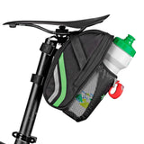 ROCKBROS Rainproof Bike Bicycle Rear Bag With Water Bottle Pocket Bicycle Tail Seat Saddle Bag Pouch