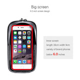 Bicycle Bag 6.0inch Touch Screen Cell Phone Mobil Phone Bag Cycling Top Tube Handlebar Bag Pouch Waterproof