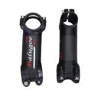 Carbon Fiber Aluminum alloy Bicycle Stem MTB Road Bike Stem Handlebar Riser Rod 28.6-31.8mm 6 / 17 Degree