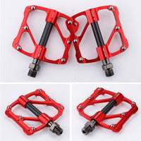 3 Bearing CNC Aluminum Alloy Bicycle Pedals BMX MTB Mountain Bike Road Bike Pedals 9/16 Inch Universal Flat Platform