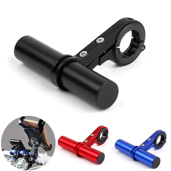 Bike Handlebar Extender Extension Carbon Fiber Bracket Aluminum Alloy Clamp For Bicycle Speedometer Headlight Light Lamp Holder