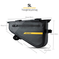 Bicycle Frame Bag Triangle Bag Waterproof Large Capacity MTB Bike Top Tube Bag Cycling Pannier Bike Accessories