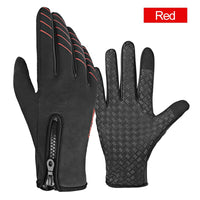 Cycling Gloves Winter Warm Windproof Outdoor Sports Gloves Touch Screen Bicycle MTB Road Bike Full Finger Gloves Anti-Slip