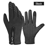 Cycling Gloves Winter Warm Windproof Outdoor Sports Gloves Touch Screen Bicycle MTB Road Bike Full Finger Gloves Anti-Slip