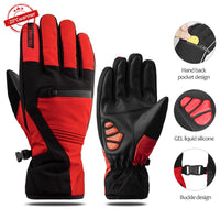 Cycling Gloves Outdoor Sports Gloves Waterproof Winter Warm Thermal Thicken Long Finger MTB Bike Bicycle Gloves Men Women