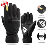 Cycling Gloves Outdoor Sports Gloves Waterproof Winter Warm Thermal Thicken Long Finger MTB Bike Bicycle Gloves Men Women