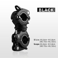 Bike 360 Rotating Double Light Holder Bracket Stand Support Front Flashlight Lamp Pump Holder Handlebar Frame Fork Bicycle Accessories