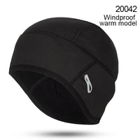 Cycling Cap Hat Winter Warm Outdoor Sports Bicycle Windproof Thermal Fleece Cap Men Women Running Skiing Bike Caps