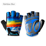 Children Cycling Gloves Outdoor Sports Half Finger Gloves Summer Breathable Shockproof Kids Bicycle  Bike Gloves For Boy Girls