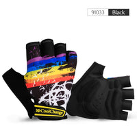 Cycling Gloves Half Finger Mens Women's Summer Bicycle Sport Gloves Breathable Nylon MTB Bike Gloves