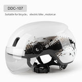 Cycling Bicycle Helmet with Goggles MTB Road Bike Motorcycle Sports Helmet Men Women EPS Ultralight Integrally-molded Helmet