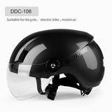 Cycling Bicycle Helmet with Goggles MTB Road Bike Motorcycle Sports Helmet Men Women EPS Ultralight Integrally-molded Helmet