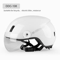 Cycling Bicycle Helmet with Goggles MTB Road Bike Motorcycle Sports Helmet Men Women EPS Ultralight Integrally-molded Helmet