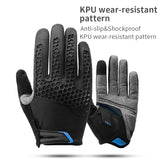 Cycling Gloves Bicycle MTB Bike Outdoor Sports Gloves Full Finger Touch Screen Shockproof Breathable GEL Men Gloves