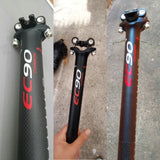 Full Carbon Fiber Bicycle Seatpost MTB Road Mountain Bike Seat Post Seat Tube 27.2/30.8/31.6*350/400mm